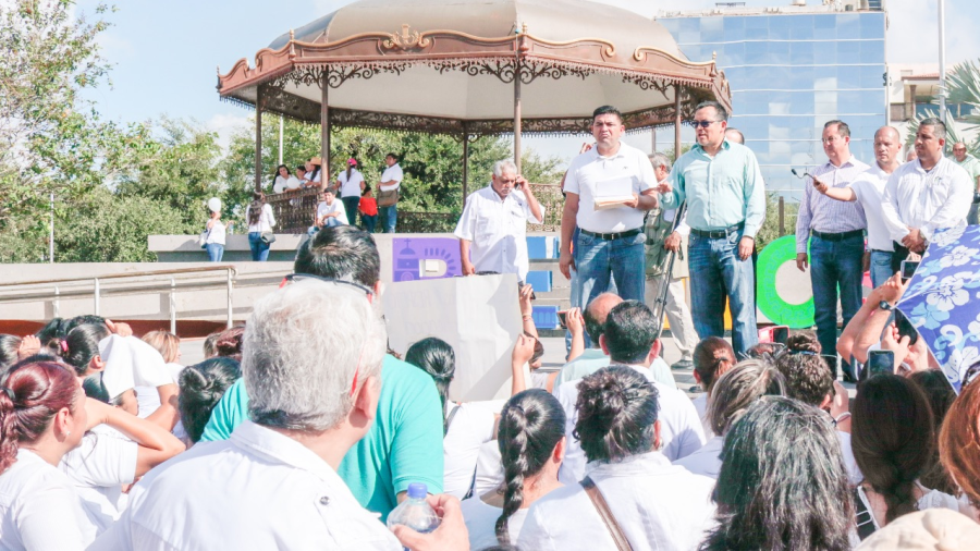 Ofrece Gobierno de Maki Ortiz respaldo a docentes
