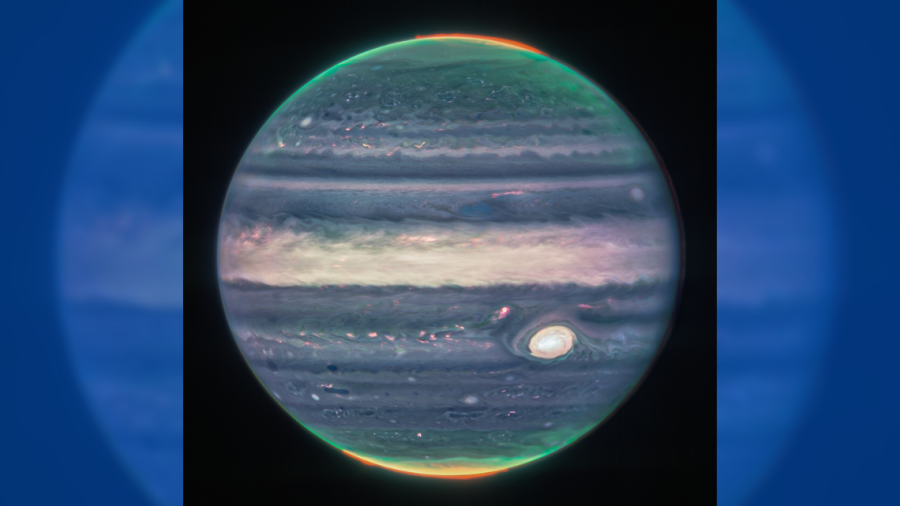 Telescopio James Webb muestra auroras en Júpiter