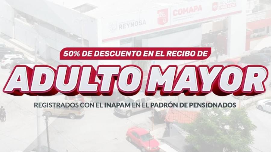 Ofrece COMAPA 50% de descuento a adultos mayores 