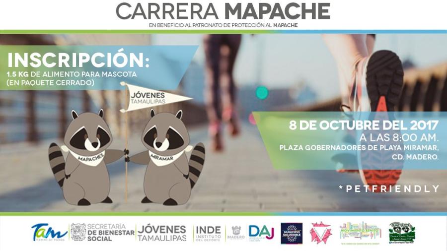 Incitan a participar en &ldquo;Carrera con Causa Mapache&rdquo;