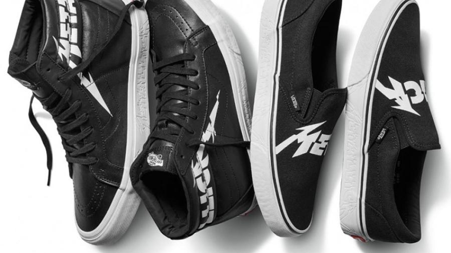 Metallica lanza línea de tenis con Vans