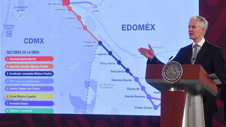 Se prevé que el trolebús Chalco-Santa Martha esté listo en el primer trimestre de 2024