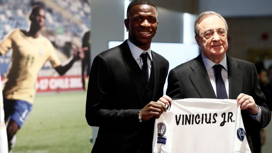 Real Madrid presenta al brasileño Vinicius Jr.
