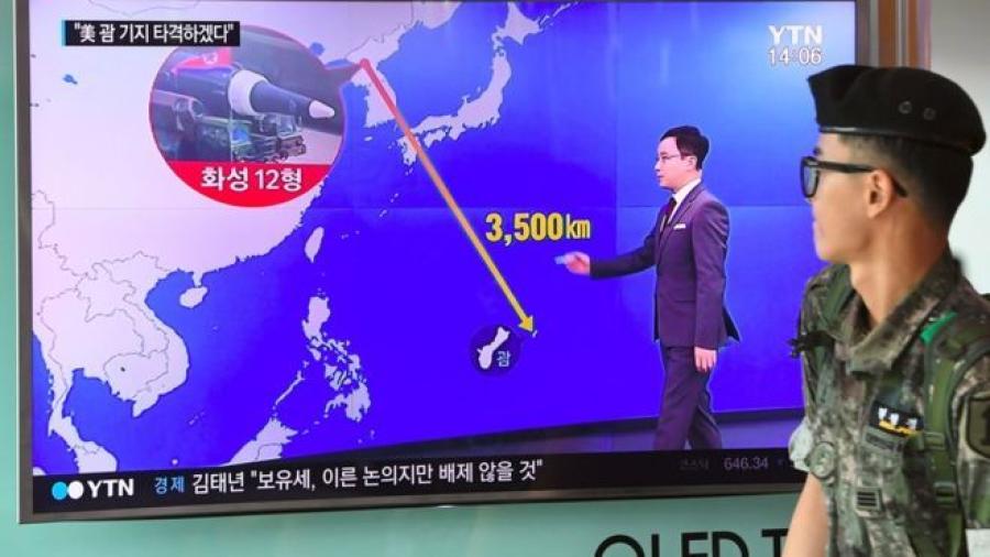 Corea del Norte asegura que podría atacar Guam a mediados de agosto