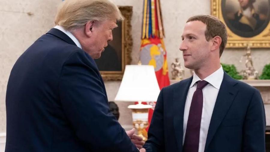 Mark Zuckerberg extiende el bloqueo de la cuenta del presidente Donald Trump
