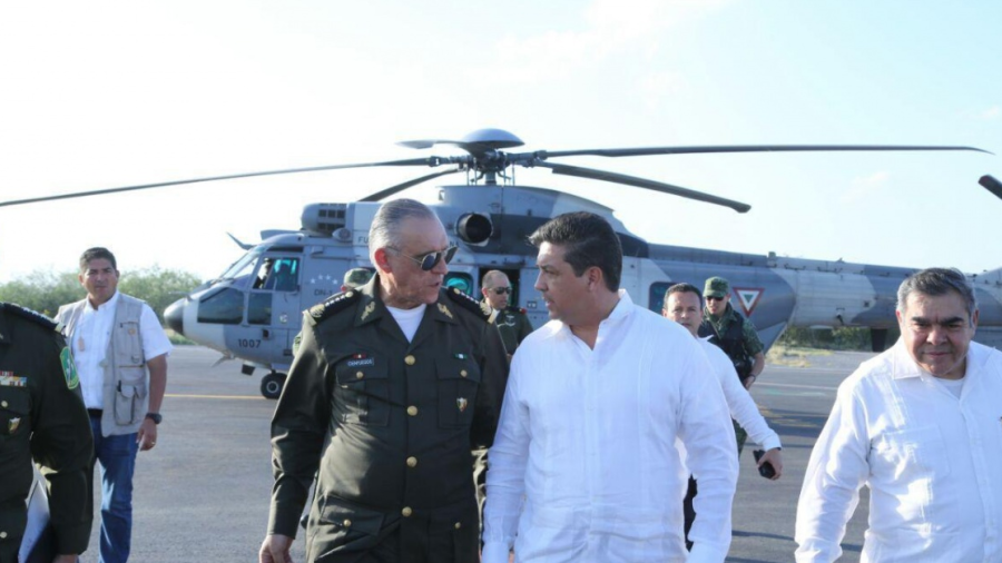 Reconoce Gobernador apoyo de Fuerzas Armadas a Tamaulipas