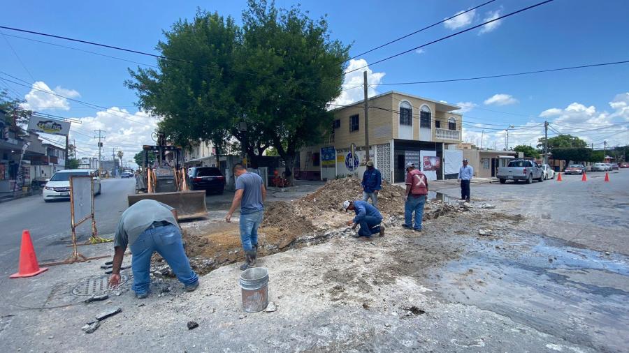 Rehabilita la COMAPA drenaje sanitario en la colonia Longoria