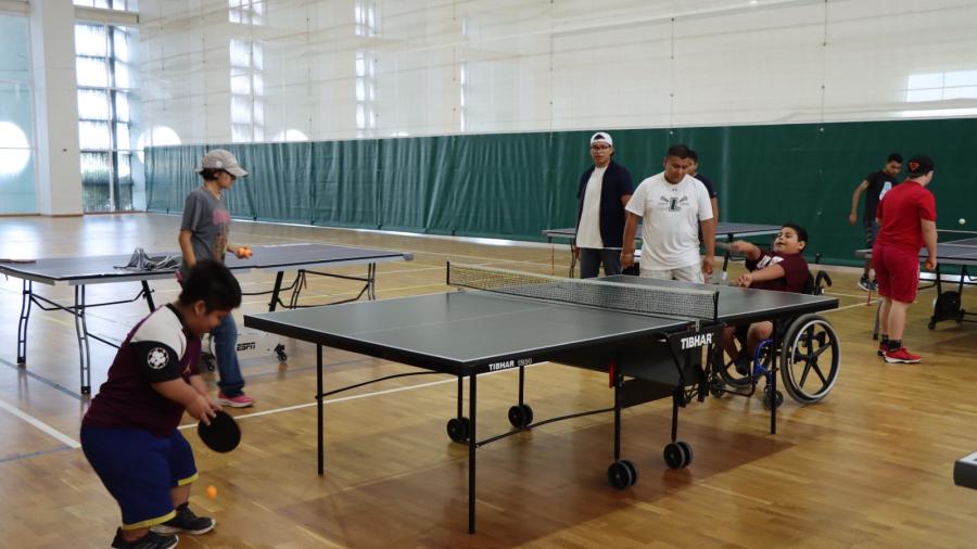 Sigue preparación del Equipo de Deporte Adaptado en el Polideportivo