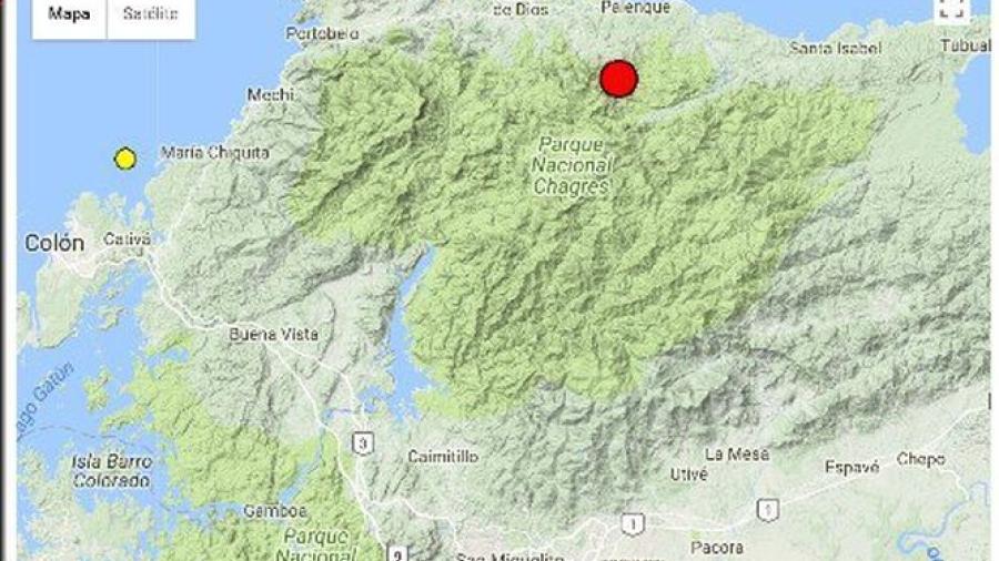 Registran en Panamá sismo de 5.4