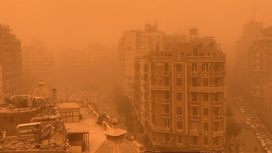 Gran tormenta de arena afecta a Egipto