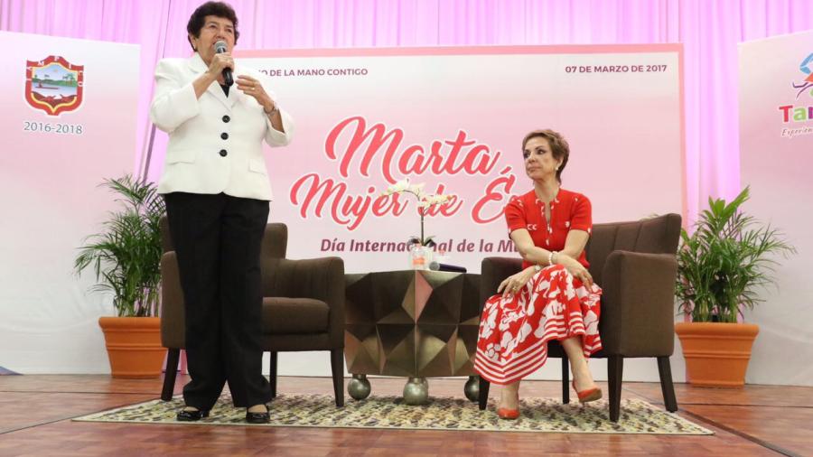 Marta Sahagún acude a Tampico por día internacional de la mujer