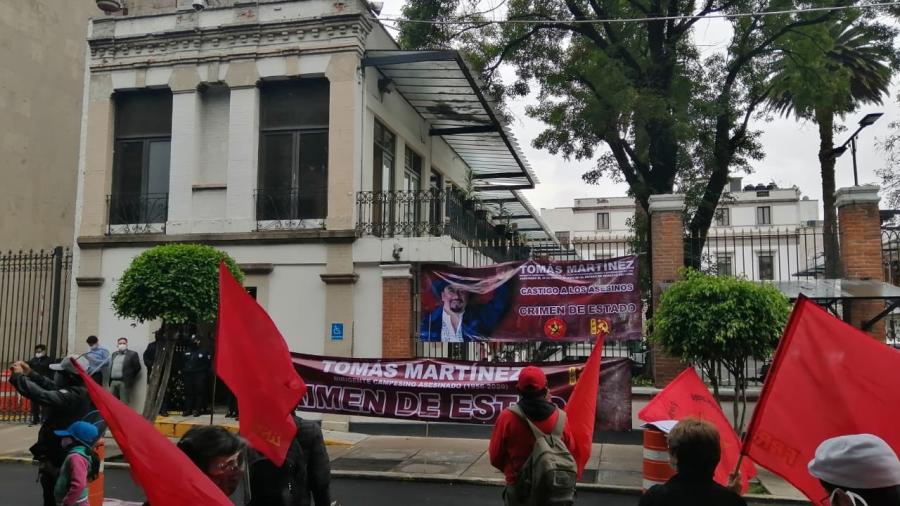 Piden justicia por asesinato del dirigente social Tomás Martínez 