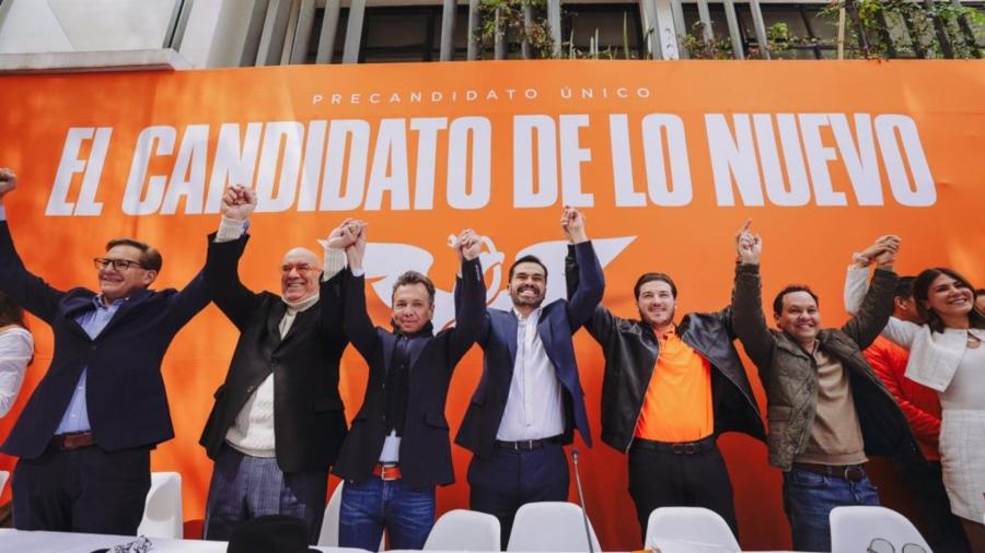 Jorge Álvarez Máynez se registra como precandidato presidencial por MC