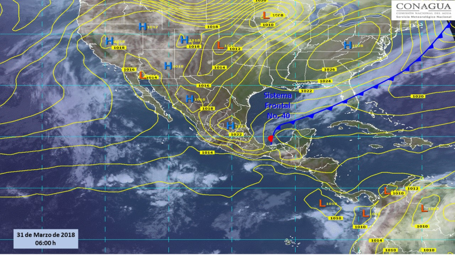 Tormentas puntuales para Veracruz y Chiapas