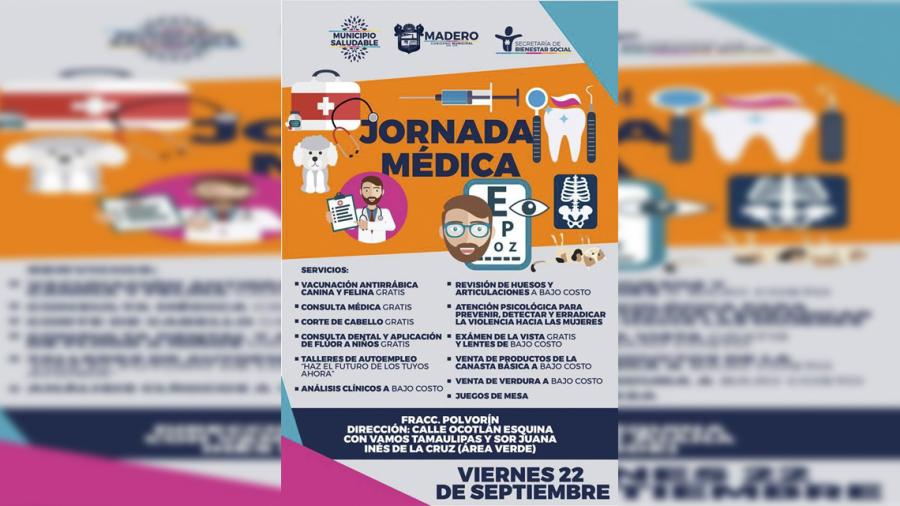 Llevar&aacute;n jornada m&eacute;dica asistencial en el Fraccionamiento Polvor&iacute;n 