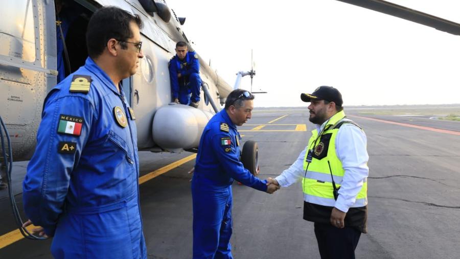 Gestionado por Américo, helicóptero de la SEDENA combatirá incendio forestal 