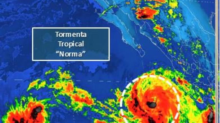 Se acerca Norma a Jalisco, BCS y Colima