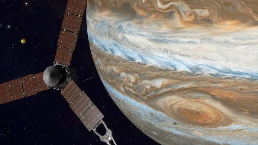 NASA detecta por primera vez una señal de radio procedente de Ganimedes, una de las lunas de Júpiter