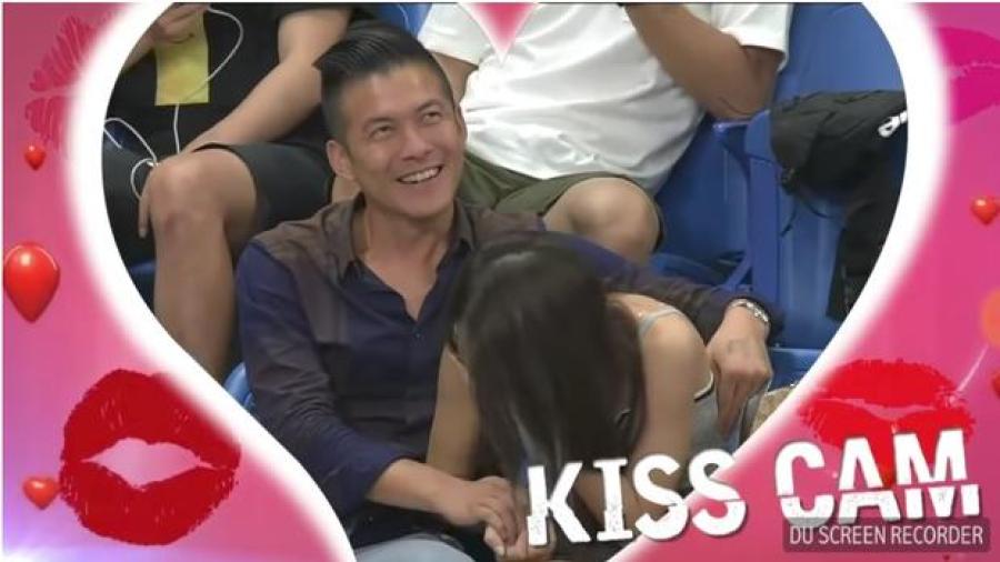Kiss Cam capta momento bochornoso de pareja 