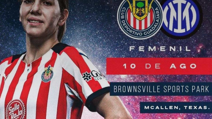 Chivas Femenil anuncia partido amistoso contra el Inter de Milán 