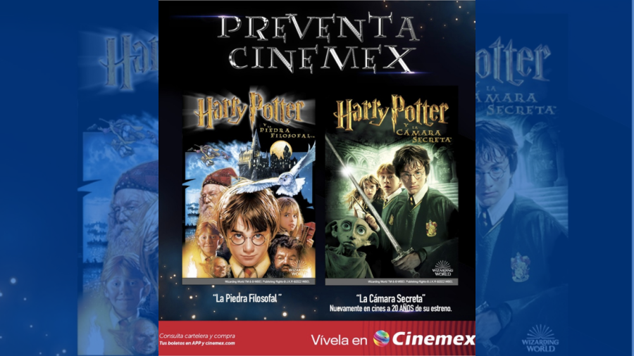 Harry Potter regresará a los cines con Cinemex