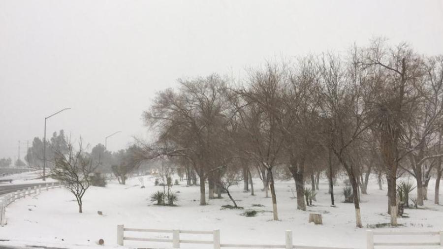 Fuertes nevados en Cd. Juárez tras el Frente Frío 35