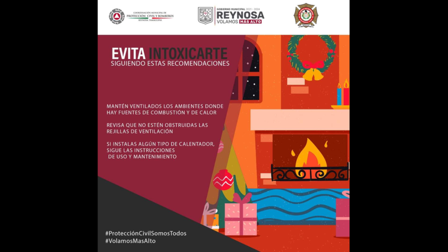 Recomienda PCyB de Reynosa precaución por uso de calentadores
