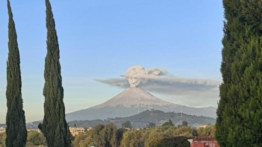 Captan a la 'Catrina' en fumarola del Popocatépetl
