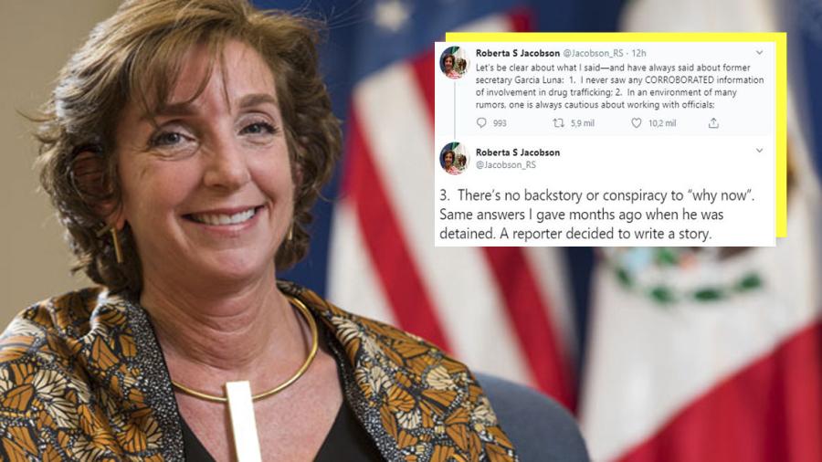 Nunca vi información corroborada: Roberta Jacobson niega declaraciones de Proceso