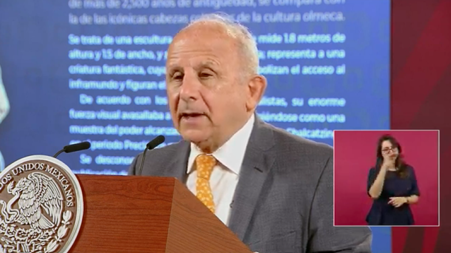 Pieza olmeca ya está en México y será expuesta en un museo de Cuernavaca 