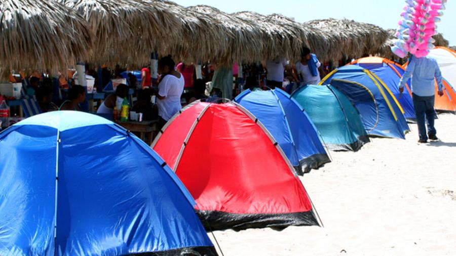 Reforzarán seguridad en zona donde acampan turistas en Miramar  