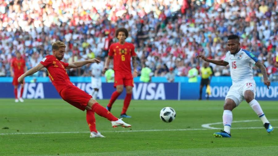 Bélgica derrota 3-0 a Panamá en su primer partido de la Copa del Mundo