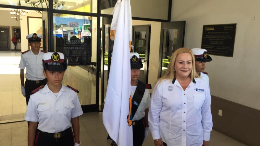 Todo listo para la celebración del grito de Independencia en Altamira.
