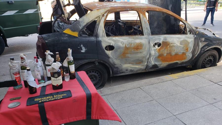 Hallan ocho bombas molotov antes de la marcha contra el G20