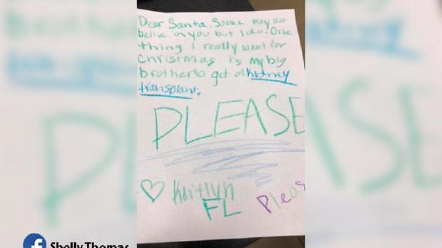 Carta a Santa de pequeña se hace viral