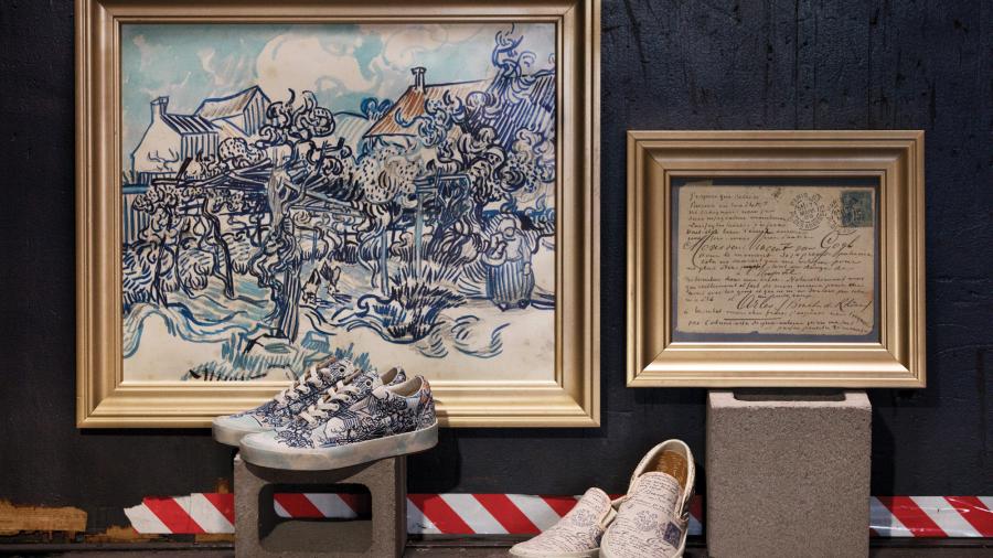 Vans se une al museo de Van Gogh para exhibir piezas únicas