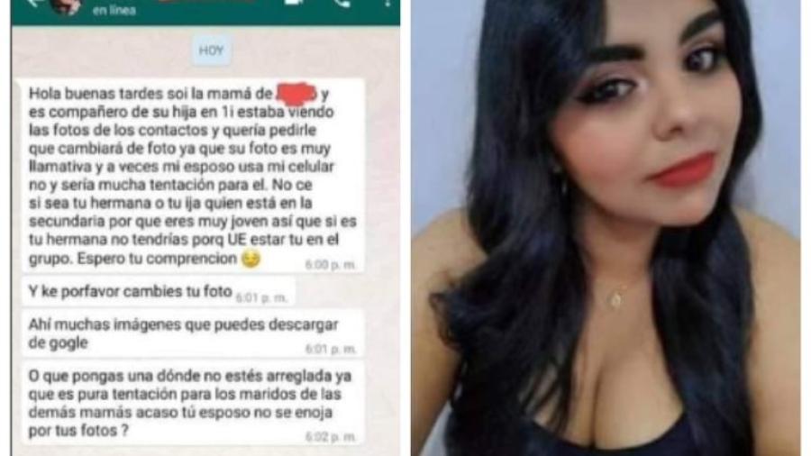 Mamá pide a otra cambiar su foto de Whatsapp por ser “tentación” para su marido