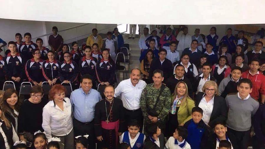 Inaugura obispo de la diócesis de Matamoros semana cultural 