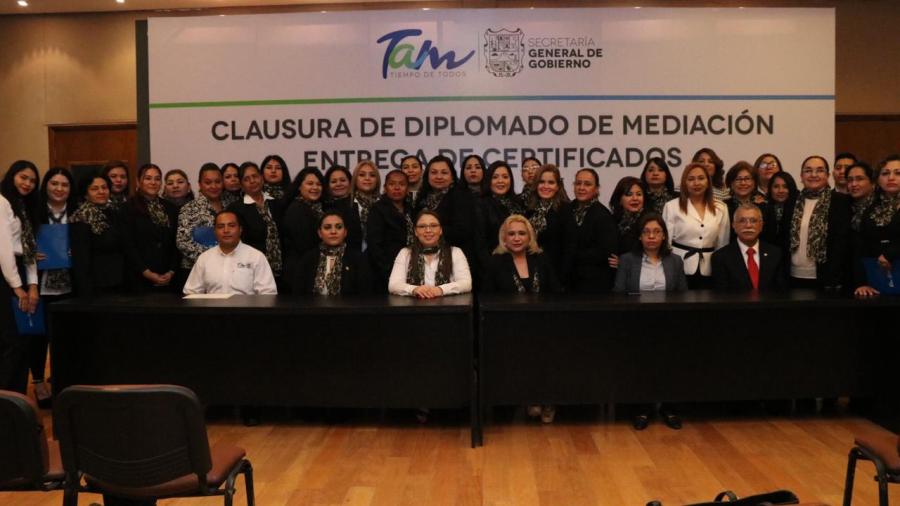 Concluye Diplomado de mediación para la Barra de Abogadas