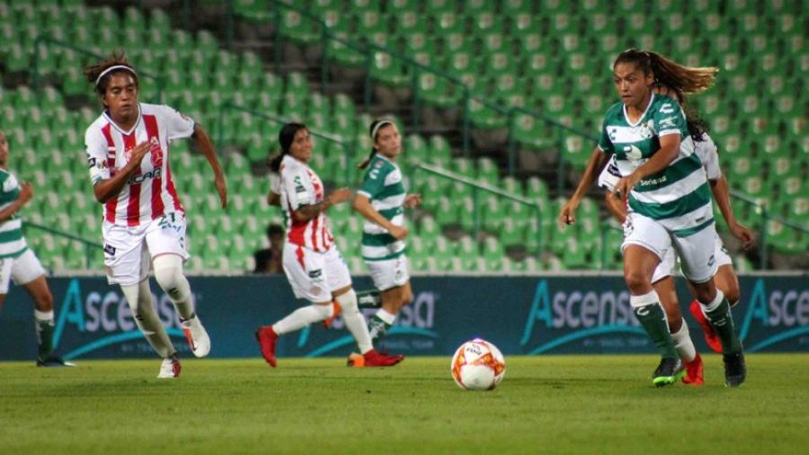 Santos y Necaxa empatan 1-1 en cierre de fecha diez de Liga MX Femenil