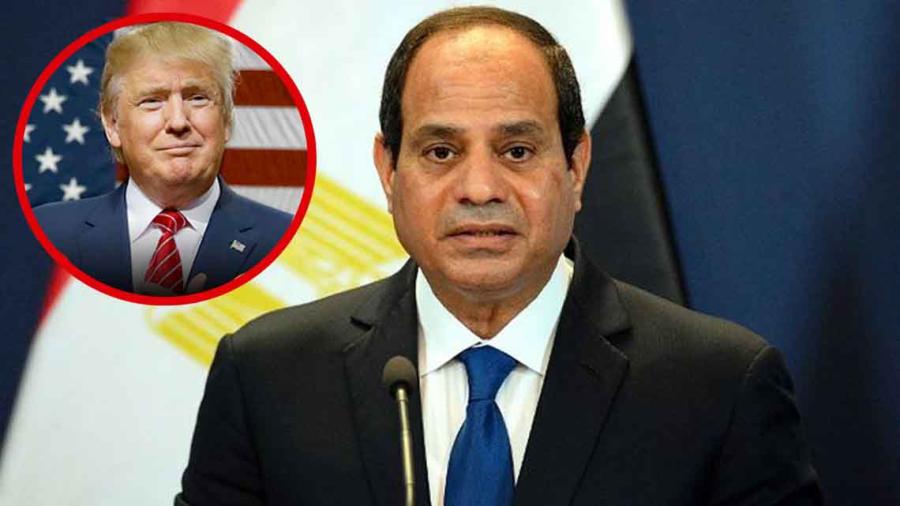 Abdel Fattah confía en las habilidades de Trump