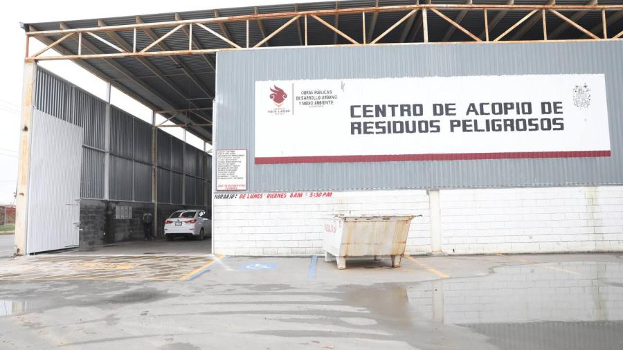 Mantiene Nuevo Laredo el único centro de acopio de residuos peligrosos en todo Tamaulipas