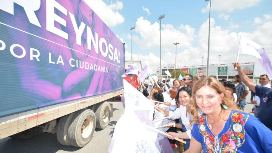 Casi 90 toneladas de ayuda de ciudadanos reynosenses para Morelos y Oaxaca