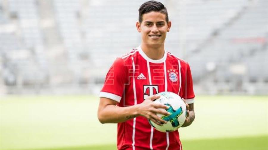 James ganará 7.6 mdd con el Bayern Munich