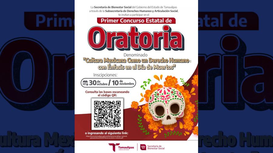 Convoca SEBIEN a primer concurso estatal de oratoria “Cultura Mexicana y Derechos Humanos”