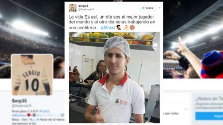Joven se parece a Messi y causa furor en  Twitter 