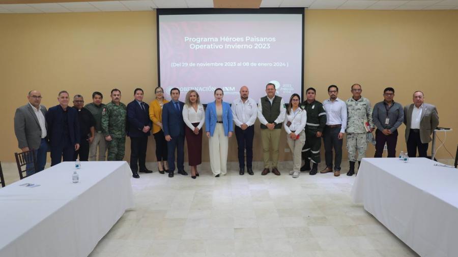 Se coordinan tres órdenes de gobierno para Caravana Héroes Paisanos Invierno 2023