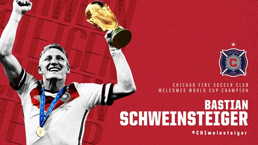 Bastián Schweinsteiger, nuevo jugador del Chicago Fire