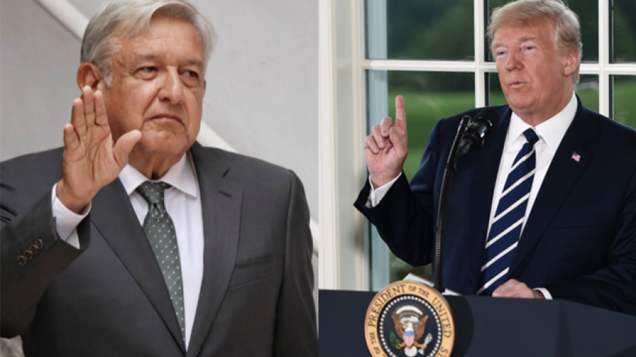 Negociaciones con México van bien, AMLO ha sido un caballero: Trump