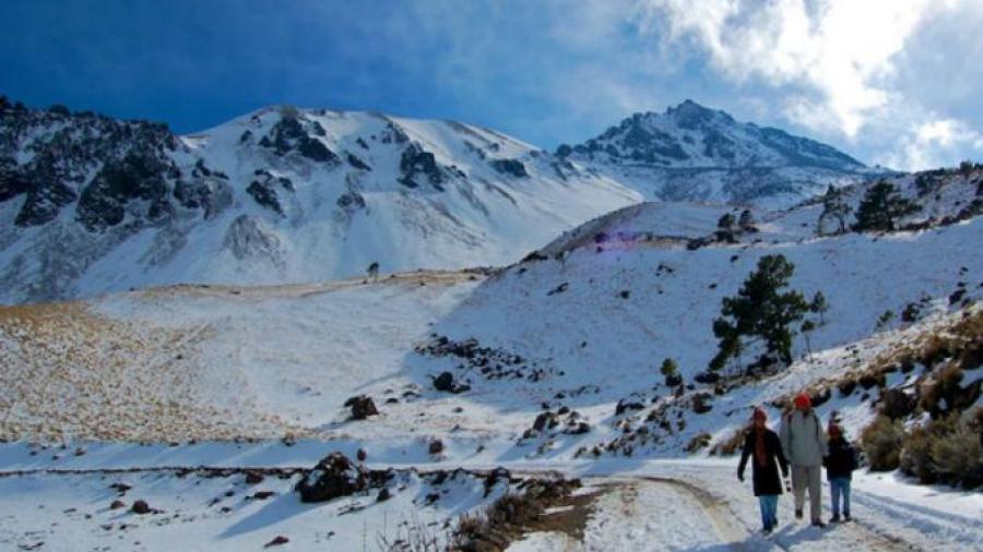 A -4&deg; en el Nevado de Toluca